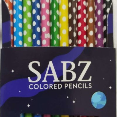 مداد رنگی 12رنگ SABZ