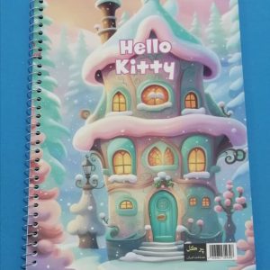 دفتر شطرنجی50برگ طرح کیتی