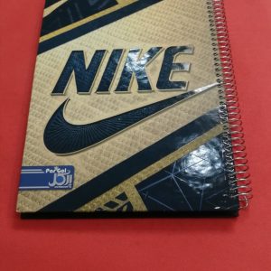 دفتر مشق 100 برگ جلد سخت سه بعدی طرح NIKE