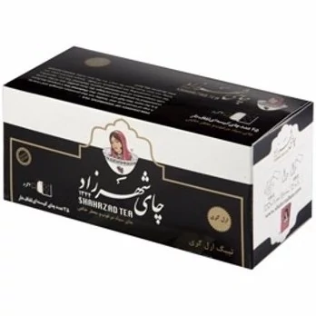 چای کیسه ای شهرزاد ارل گری معطر بسته 25 تایی